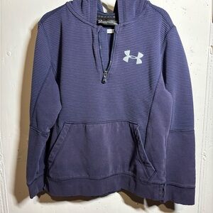 Under Armour Blue 1/4 Zip-Up Hoodie